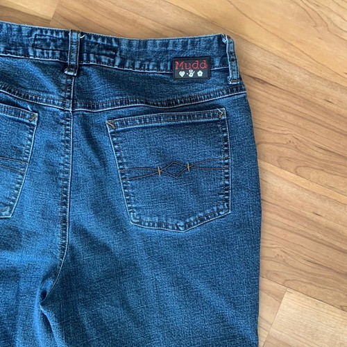 Mudd Yo! Girls Jeans Blue Size 14.5 Flare W29 Inseam 25” 90s Indiegirl VTG Y2K - Picture 8 of 11