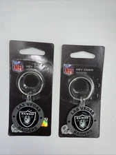 Lot Of 2 Siskiyou Sports Dallas Cowboys Metal Decorative Key Chain- NFL New