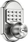 Keyless Entry Keypad Deadbolt Door Lock Stainless Steel Sabbath Lock Mechanical