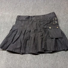 Modern Kilts Size 46 Black with Cargo Pocket Denim