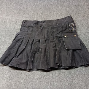 Modern Kilts Size 46 Black with Cargo Pocket Denim