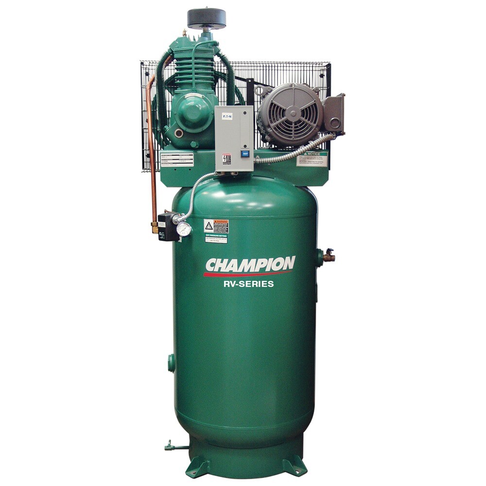 Champion&reg; Heavy-Duty 7.5HP 2-Stage 80-Gallon Air Compressor, USA* #8550-70DS