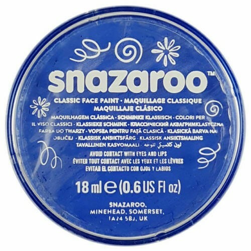 Snazaroo Face Body Paint Red Nose Day Party Water Makeup Classic Colours 18 ml - Picture 2 of 21