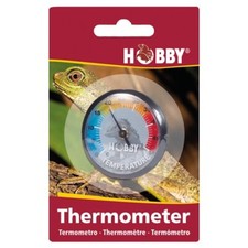 Hobby Analoges Thermometer selbstklebend - Terrarium Zubeh&ouml;r Terraristik