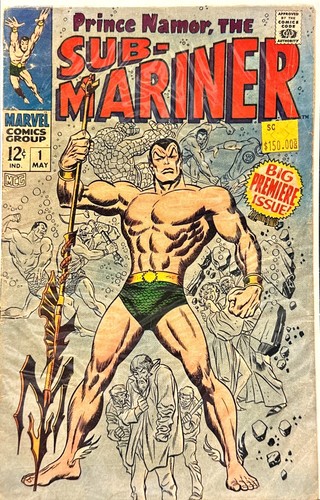 The Sub-Mariner #1 Prince Namor 1st Solo Key 1968