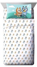 NEW Bluey Full Size Sheets 4 Piece Set Super Soft and Cozy Kid s Bedding