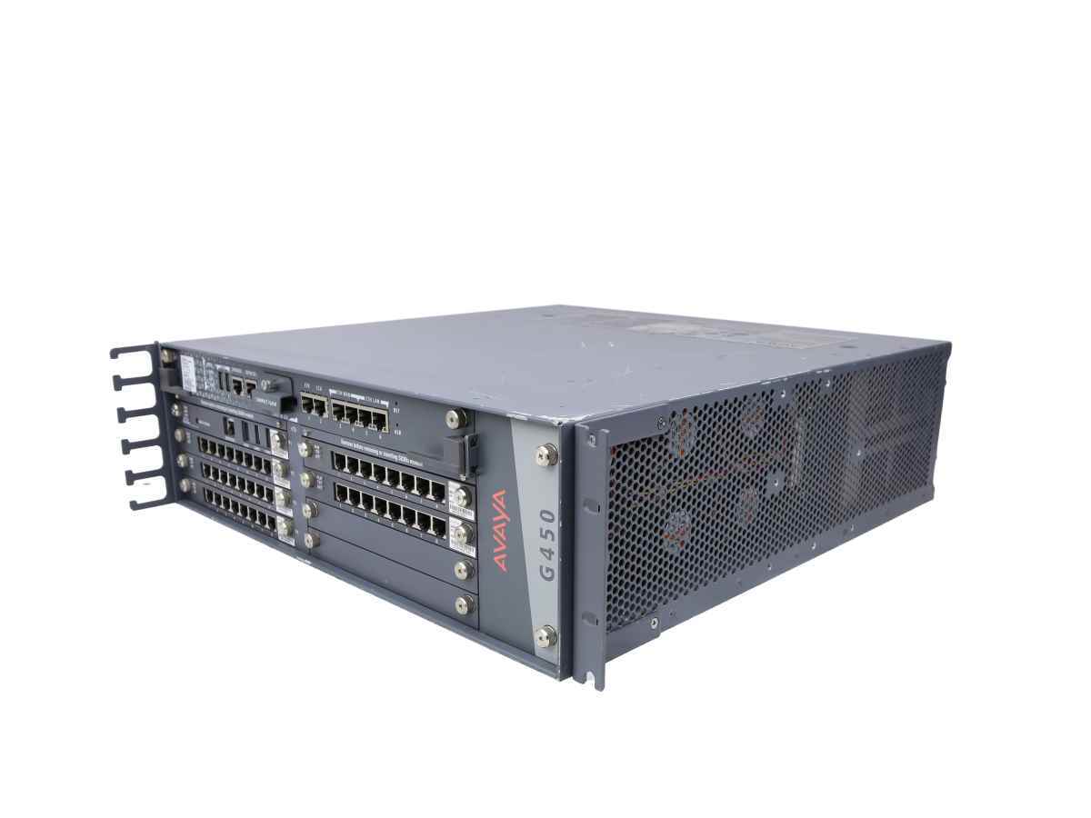 Avaya Media Gateway G450 MB450 S8300 1xMM711 Analog 4xMM720 BRI ...