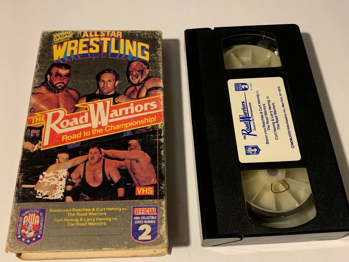 AWA The Road Warriors Road To The Championship VHS - WWF WCW WWE