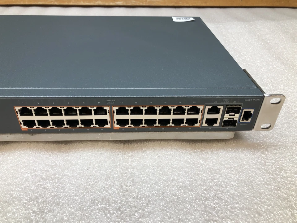Avaya 3526T-PWR+ 24-Port 10/100 PoE+ Ethernet 2xSFP 1Gbe Network Switch - Image 2 of 4