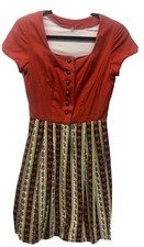 Vintage Authentic Dirndl German Oktoberfest Apron Dress Bavarian