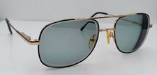 Vintage Montreax Regal Black Gold Pilot Metal Sunglasses Korea FRAMES ONLY