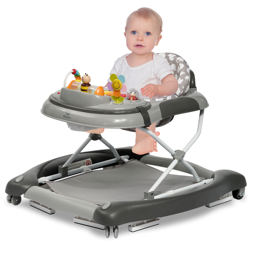 BRONEA® 4in1 Gehfrei Lauflernwagen Schaukel Lauflernhilfe Babywalker FARBAUSWAHL - Afbeelding 9 van 22