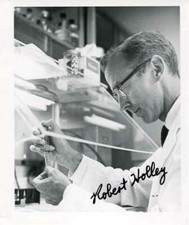 Robert W. Holey signed photograph. DNA Nobel Laureate 1968