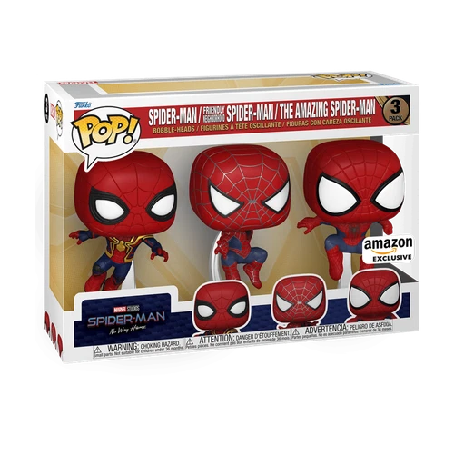 Funko Pop! Vinyl: Marvel - Spider-Man / Spider-Man /Spider-Man - 3 Pack -
