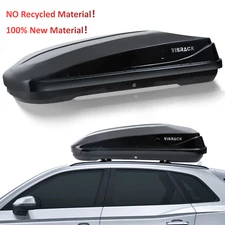 13 Cu. Ft. Rooftop Cargo Box Luggage Carrier w/ Keys, Dual-Side Opening, Black