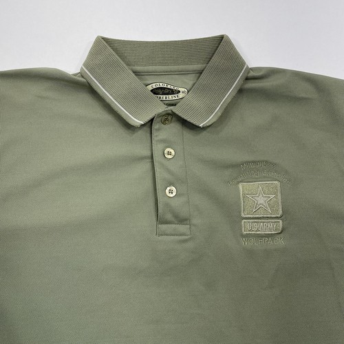 US Army Logo Colorado Timberline Moisture Control Short Sleeve Polo Shirt Size M - Bild 7 von 11
