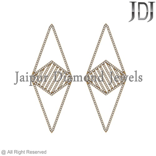 Fermoir à Homard Argent 925 Oxydé – Pavé De Diamants Naturels (Fait Main, Inde)