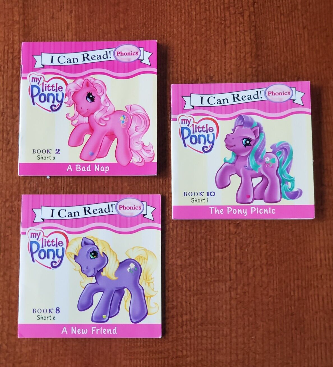 I Can Read Phonics My Little Pony Book 2, 8 and 10 | eBay