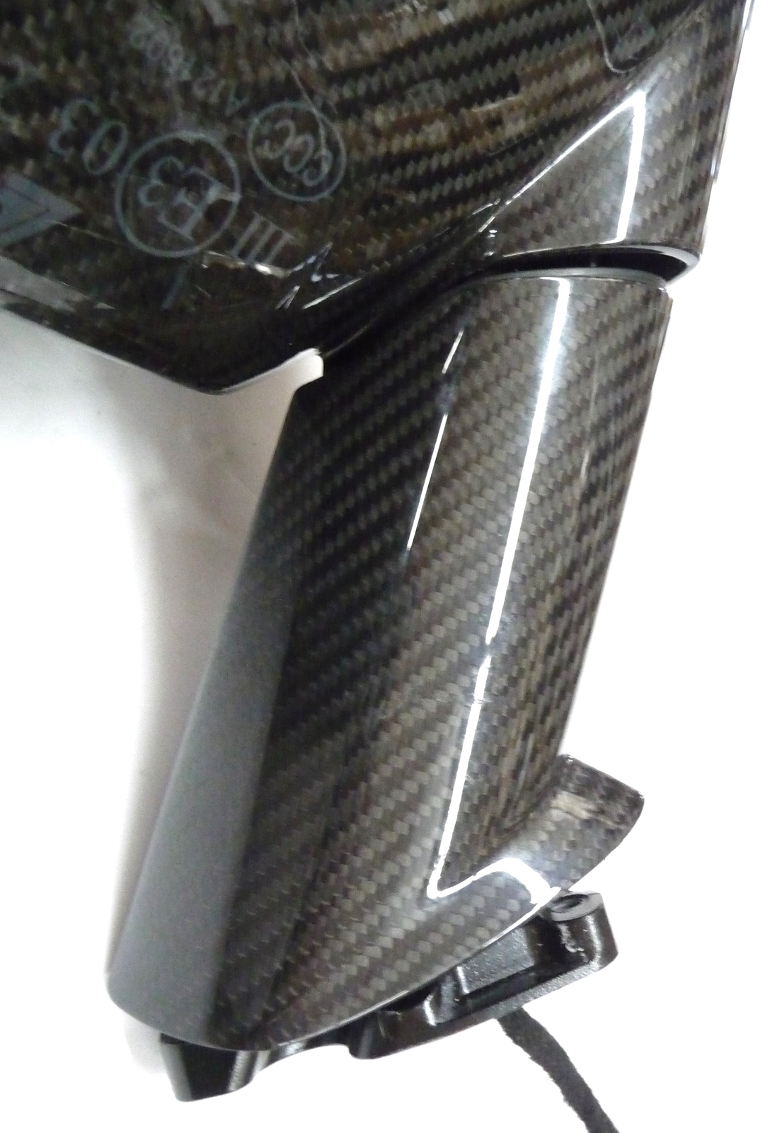 19-22 Lamborghini Aventador LP770 SVJ Coupe Right Carbon Fiber Mirror 471857388N