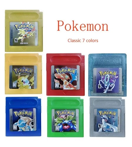 7PCS Classic Gold Silver Blue Red Green Yel for Game Boy series Nintendo GBC - Picture 10 of 18