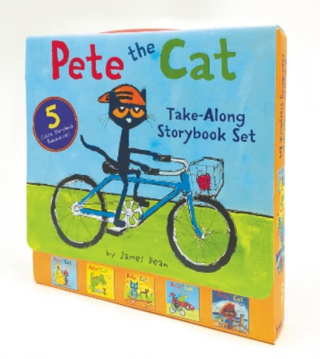 James Dean Kimberly Dean Pete the Cat Take-Along Storybook Set (Tascabile)