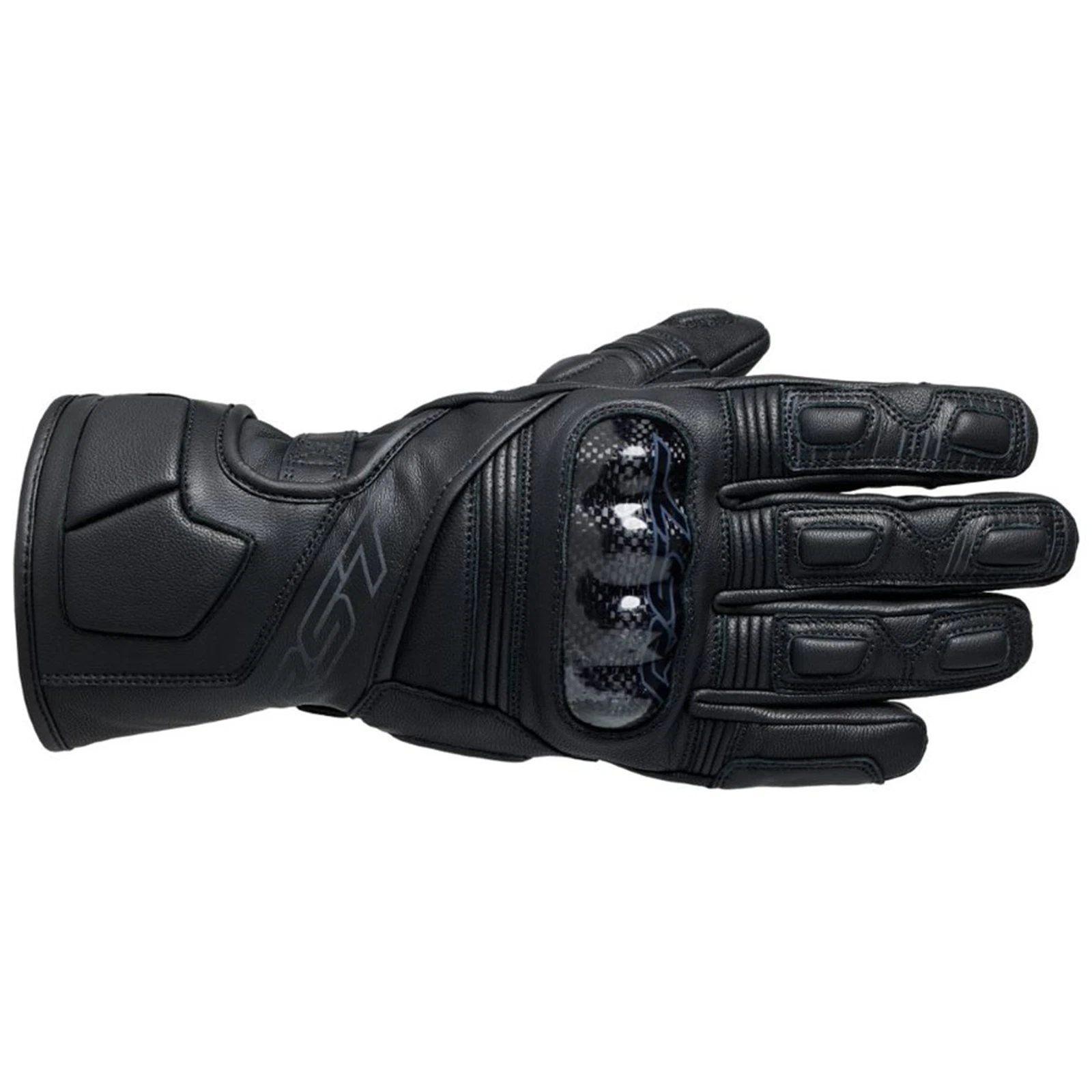 RST Fulcrum Waterproof Leather Motorcycle Gloves - Black