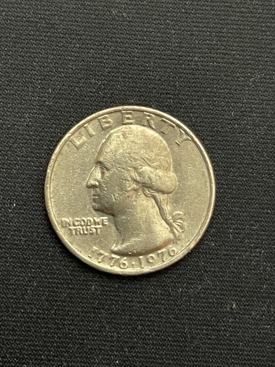 1776-1976 Bicentennial Quarter No Mint Mark And Reverse