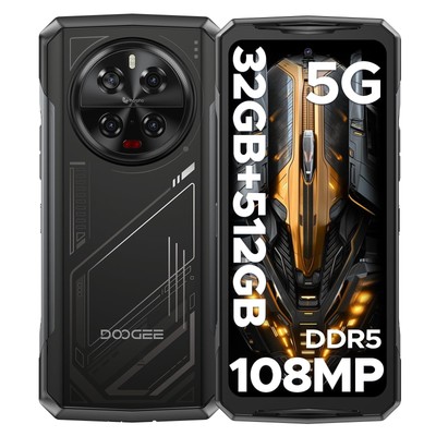 2025 DOOGEE V40 5G Outdoor Smartphone 32GB+512GB Android 14 8680mAh Handy 108MP