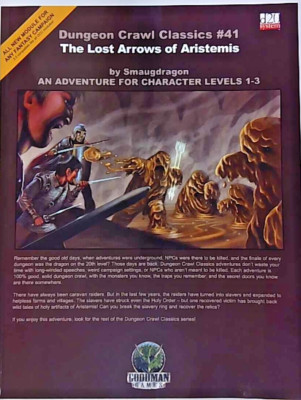 DUNGEON CRAWL CLASSICS: #41 THE LOST ARROWS OF ARYSTEMIS  GMG5040