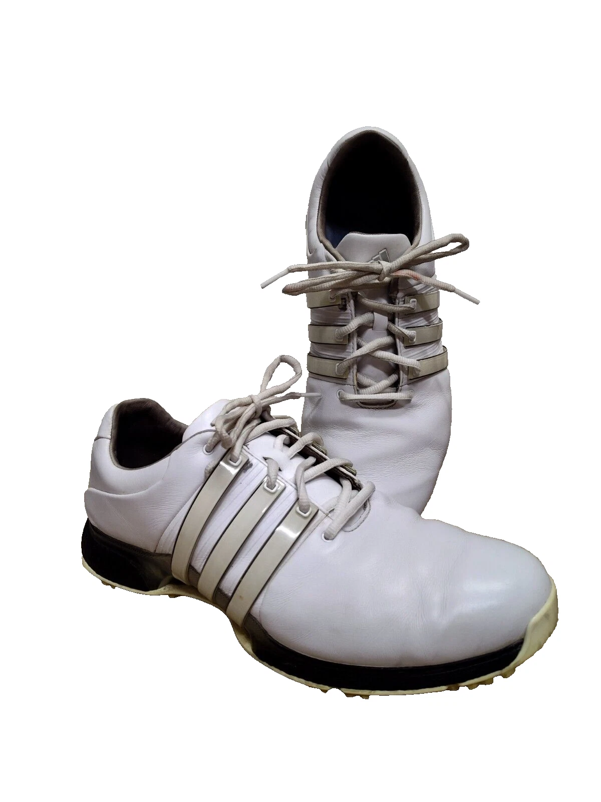 Scarpe da golf Boost Comfort EE9181 da uomo ADIDAS Tour 360 in pelle bianca taglia US 12 1 2