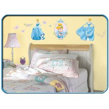 Wall Sticker 30 pc Disney Princess CINDERELLA Children Room Decor NEW
