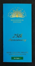 2000 25th Anniversary Ireland Irish Country Houses Restaurants Vintage Blue Book