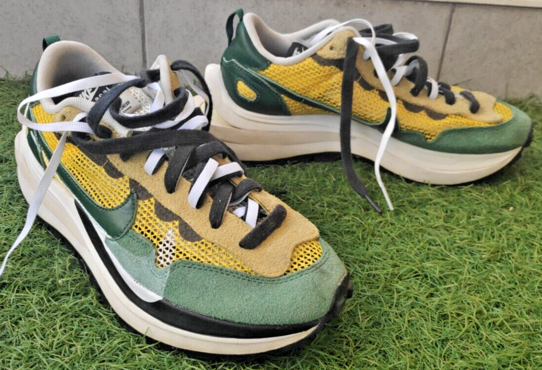 SACAI X NIKE Nike VaporWaffle Sacai Tour giallo stadio verde CV1363 700 uomo US 8 5 EU 42