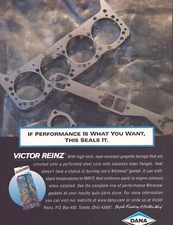 Vintage 1997 Victor Reinz Gaskets Print Ad Auto Parts