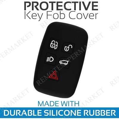 Key Fob Cover for 2015-2018 Land Rover Discovery Remote Case Skin Jacket