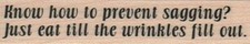Know How To Prevent 3/4 x 3 1/4" Rubber Stamp, Mixed Media, Word/Phrase Stamp