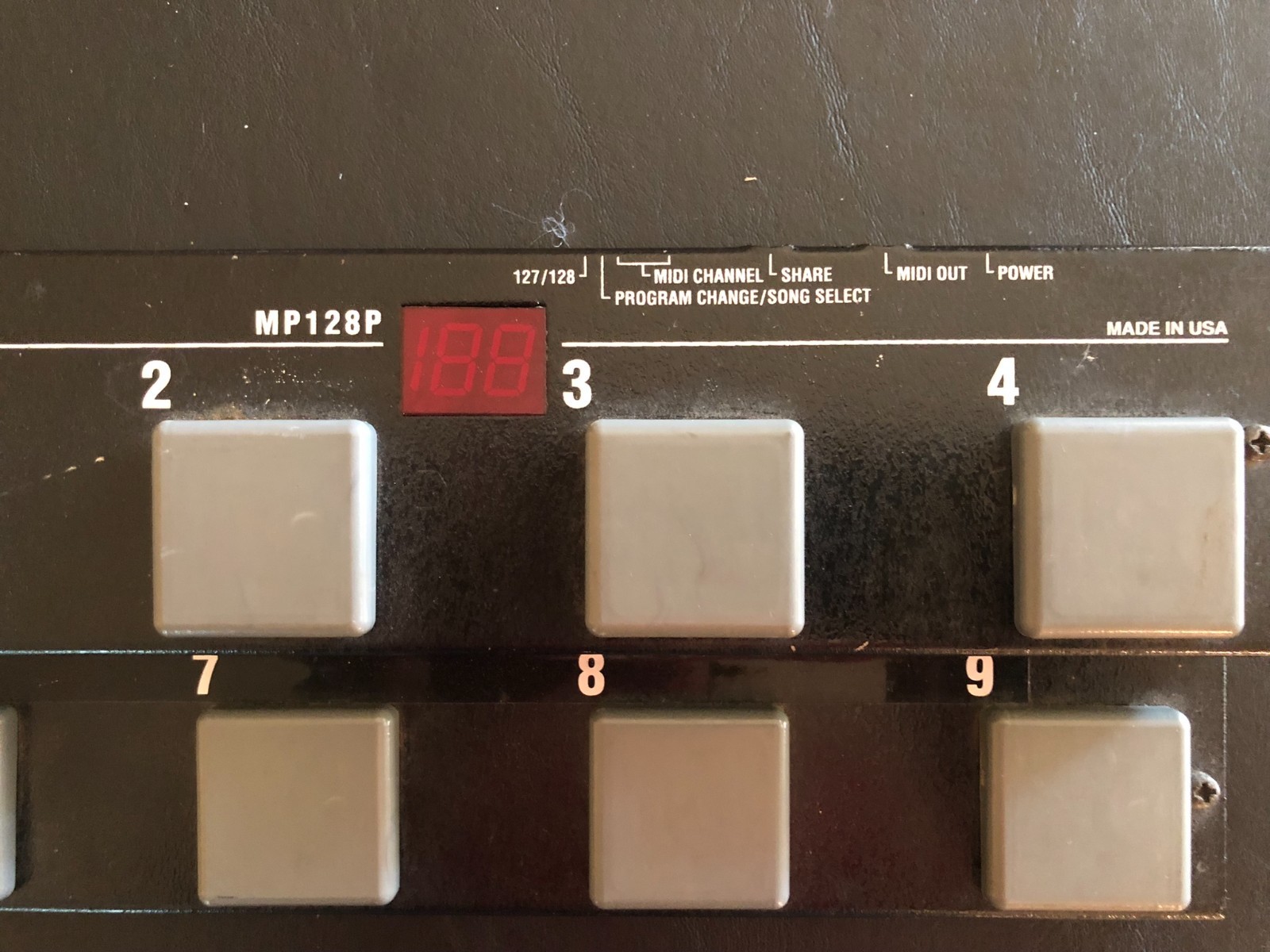 Rolls RFX Midibuddy MP128P MIDI Foot Controller