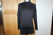Men's Tesla Base Layer Shirt Cool Wicking Compression Long Sleeve Black Size XL
