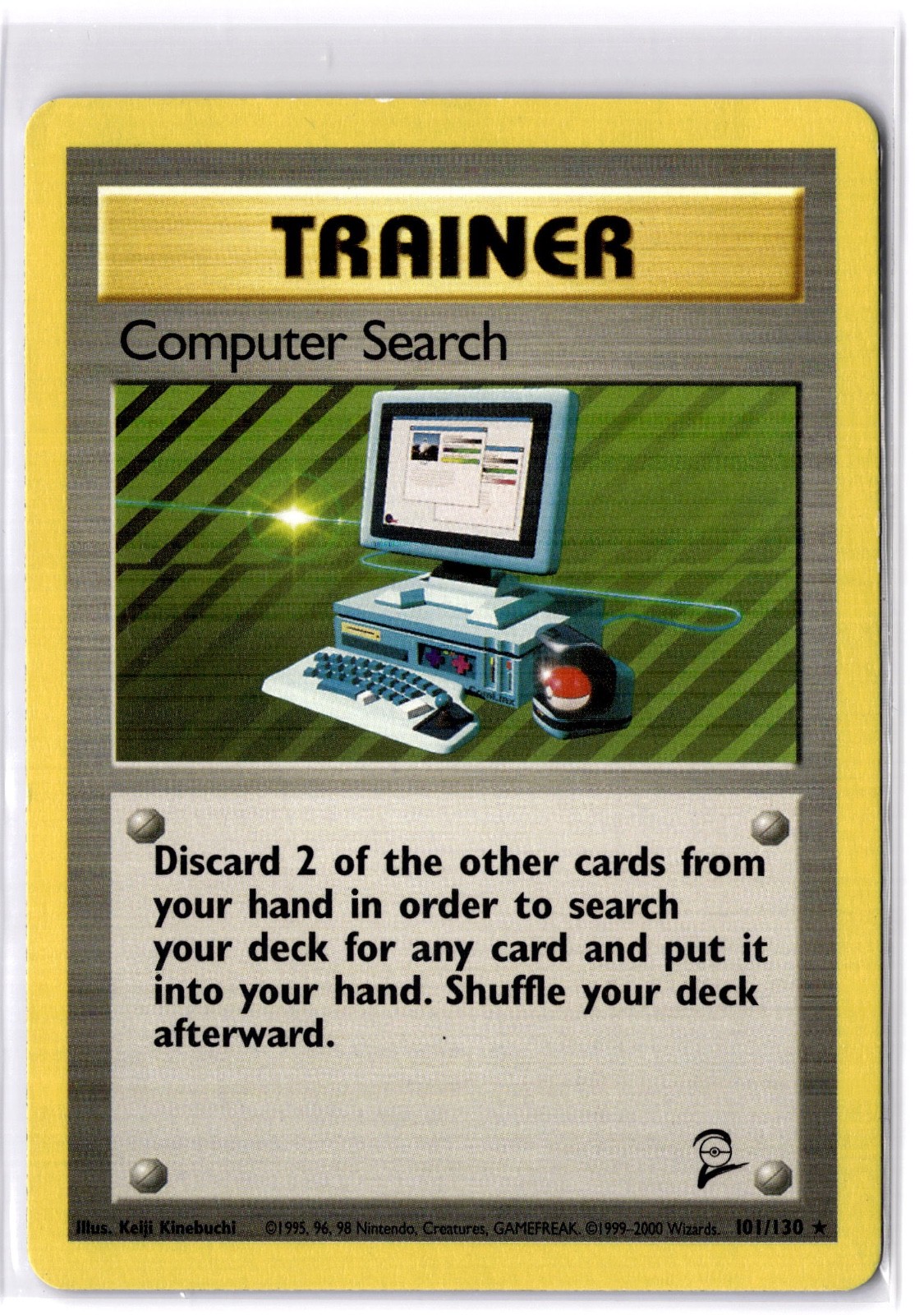 Computer Search 101/130 - Base Set 2 - Rare - Pokemon