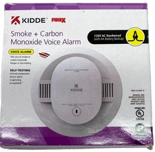 Kidde 900-CUAR-V Firex Hardwired Smoke & Carbon Monoxide Detector w/ Voice Alarm