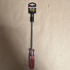 Best Phillips 3 x 8" Screwdriver Chrome Vanadium Magnetic Tip 306288 Red/Clear