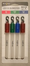 Nite Ize LED Mini Glowstick Klips Wodoodporny 60-godzinny pływak (4-pak)
