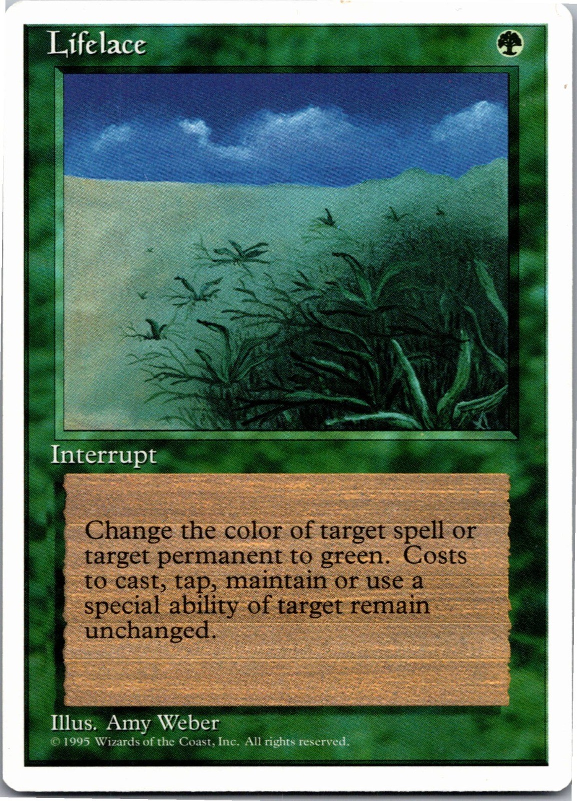 Lifelace - R - MTG: Fourth Edition (4ED - ) 1995 [LP]