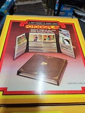 Vintage 70s Fotodisplay Photo Album Faux Leather Brown Holds 200 Pictures