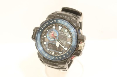 CASIO Men s Wristwatch G SHOCK GULFMASTER CASIO Black Logo GWN 1000B 1BJF From J
