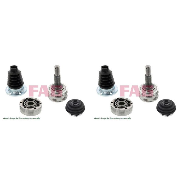 2X Schaeffler FAG Antriebswellengelenk Satz Radseitig Passend FüR Audi A6 A8 VW-image