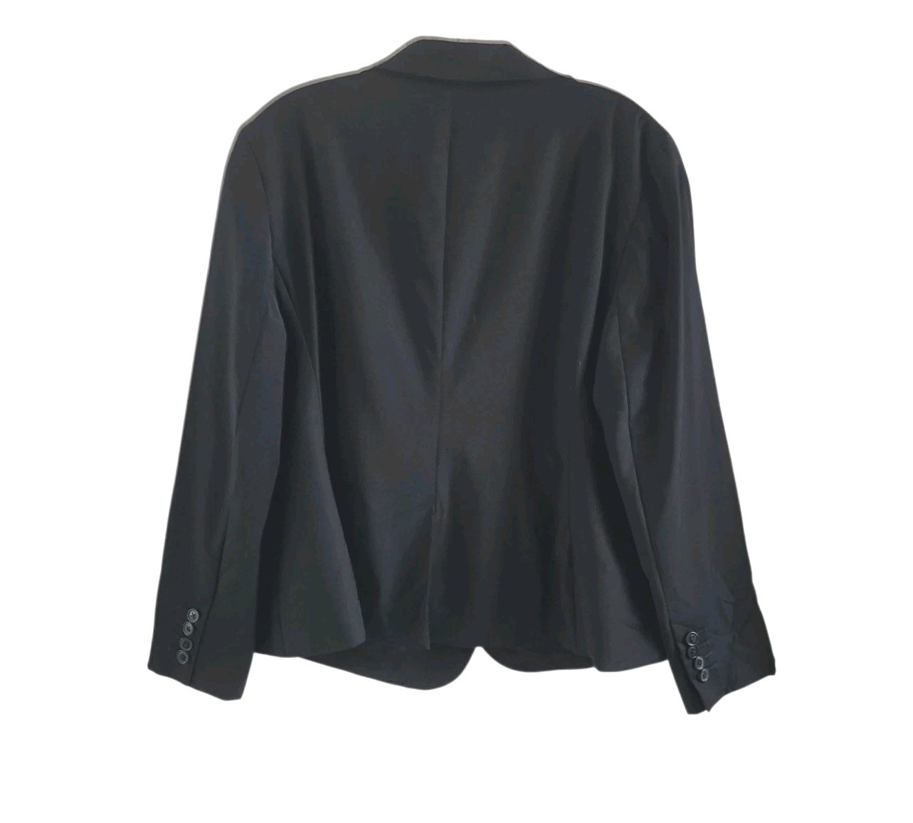 Talbots Black Wool 2-Button Blazer Jacket Size 16… - image 6