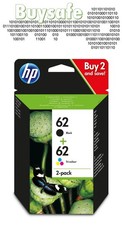 Envy 5646 e-All-in-One Printer - Genuine HP 62 2-Pack Black/Tri-colour Original