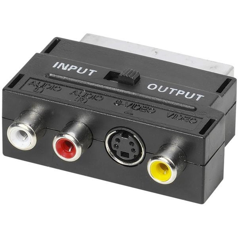 VIVANCO S VHS Adapter Mini DIN Scart 47048 1906839 2990₽
