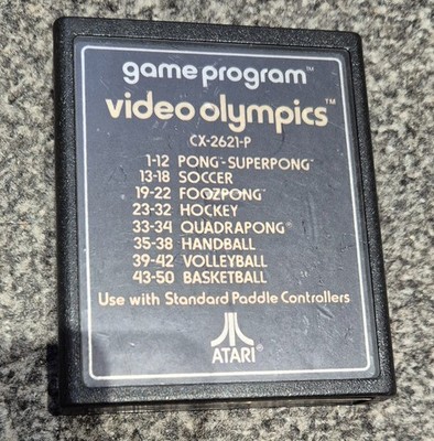 Video Olympics (1977) - Atari 2600 - Cartridge Only - CX2621 - PAL - Text Label